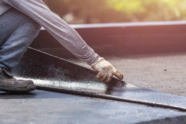 Professional Vapor Barrier Installation technician working in Constantine, MI